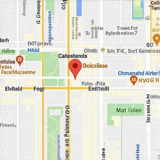 Mesa Business Map Optimization Mesa cityscape highlighting local businesses on Google Maps interface