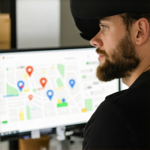 Mesa business owner working on Google Maps profile optimization