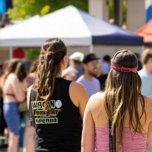 Local Mesa community gathering with businesses and residents