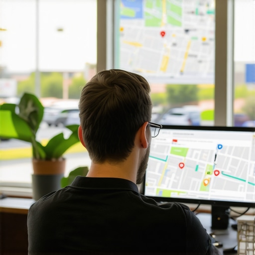 Expert analyzing Google Maps data for Mesa local SEO.