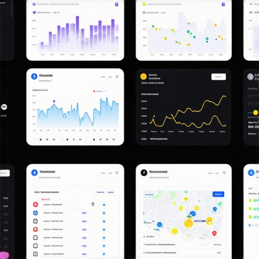 Screenshot of local SEO analytics dashboard with Mesa search data