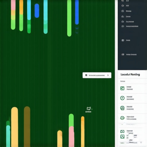 Screenshot of BrightLocal's interface displaying local ranking metrics, citation audits, and review management tools.