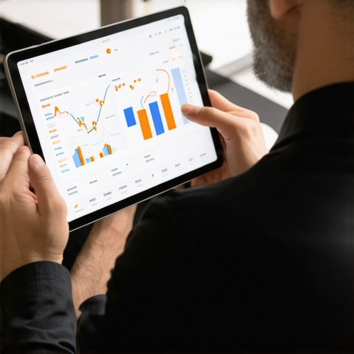 Business owner reviewing local SEO analytics in Mesa, Arizona.