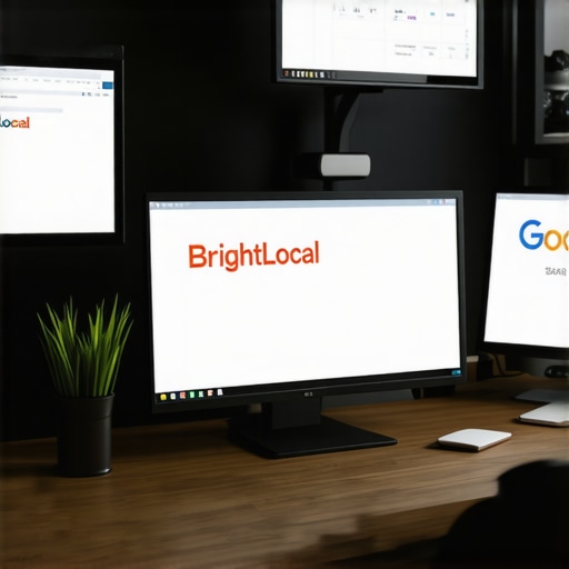 Screenshot of SEO dashboard with rankings, reviews, and citation data for Mesa local businesses.