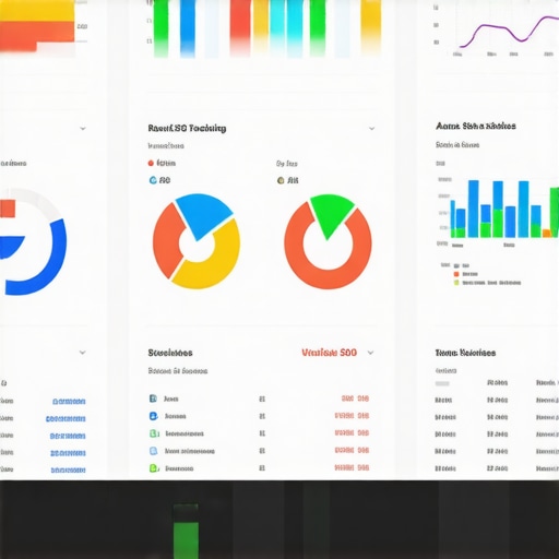 Digital analytics dashboard showing Mesa local SEO metrics.
