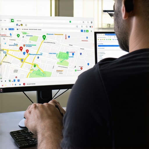 Digital marketing professional working on Maps SEO analytics in Mesa, Arizona