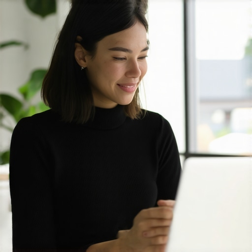 Optimizing Mesa GMB profile for local SEO success Business owner editing Google My Business details on computer