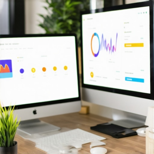 Analyzing Local SEO Data A person reviewing SEO analytics on a computer screen for Mesa maps optimization.