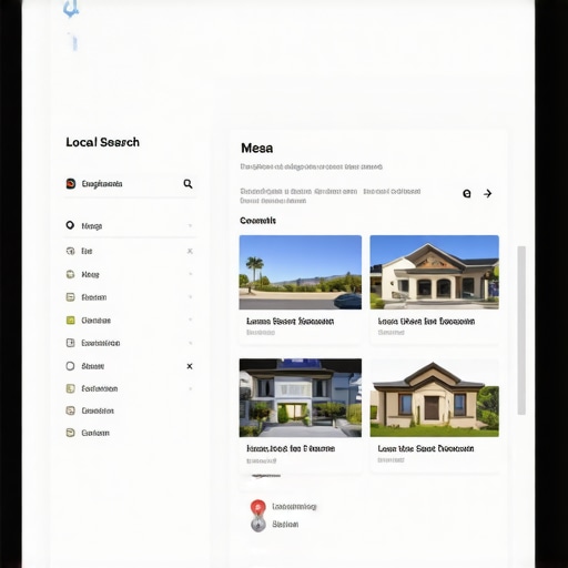 BrightLocal dashboard displaying local SEO metrics for a Mesa business