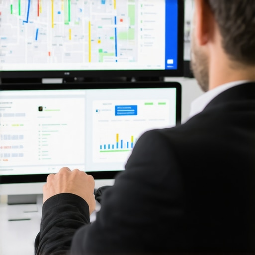 Mesa Business SEO Tools in Action Mesa business owner optimizing local SEO with specialized tools